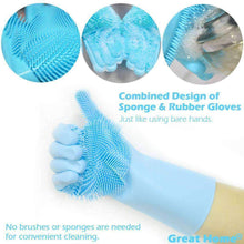 Load image into Gallery viewer, Magic Silicone Scrubbing Gloves