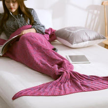 Load image into Gallery viewer, Mermaid Tail Blanket