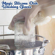 Load image into Gallery viewer, Magic Silicone Scrubbing Gloves