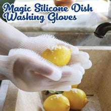 Load image into Gallery viewer, Magic Silicone Scrubbing Gloves